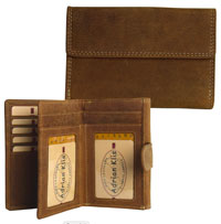 OUT OF STOCK/UNAVAILABLE Adrian Klis Leather Wallet 203