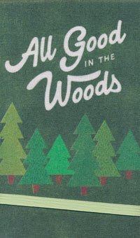 OUT OF STOCK/UNAVAILABLE Linen Top All Good in the Woods Notebook
