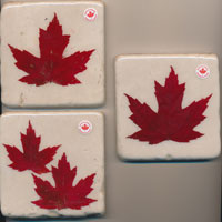 OUT OF STOCK/UNAVAILABLE White Marble Leaf Coaster