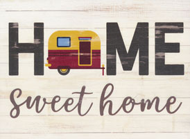 OUT OF STOCK/UNAVAILABLE Block Sign, Home Sweet Home 12121