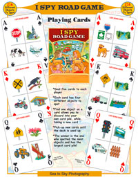 I Spy Road Game Playing Card Deck