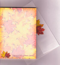 OUT OF STOCK/UNAVAILABLE Leaves Notepad