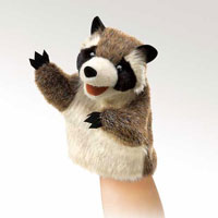 OUT OF STOCK/UNAVAILABLE Little Raccoon Puppet
