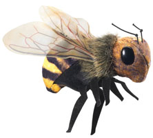 Mini Bee Finger Puppet