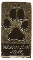 Wolf Paw Print Lapel Pin