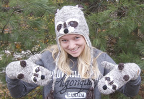 OUT OF STOCK/UNAVAILABLE Robbie the Raccoon Mittens