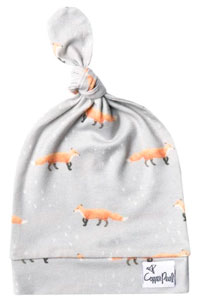 OUT OF STOCK/UNAVAILABLE Swift Fox Top Knot Hat Baby 5mos and up