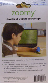 OUT OF STOCK/ UNAVAILABLE ZOOMY Handheld Digital Microscope